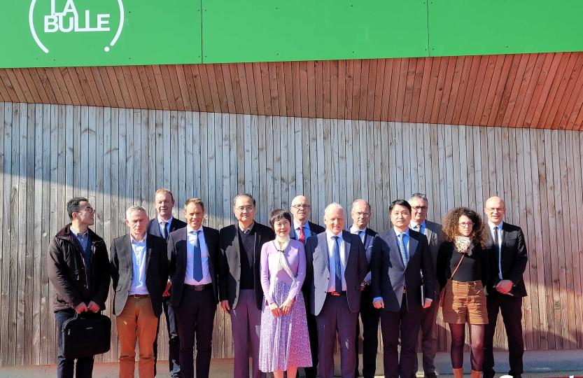 visite de l'ambassadeur de chine en france
